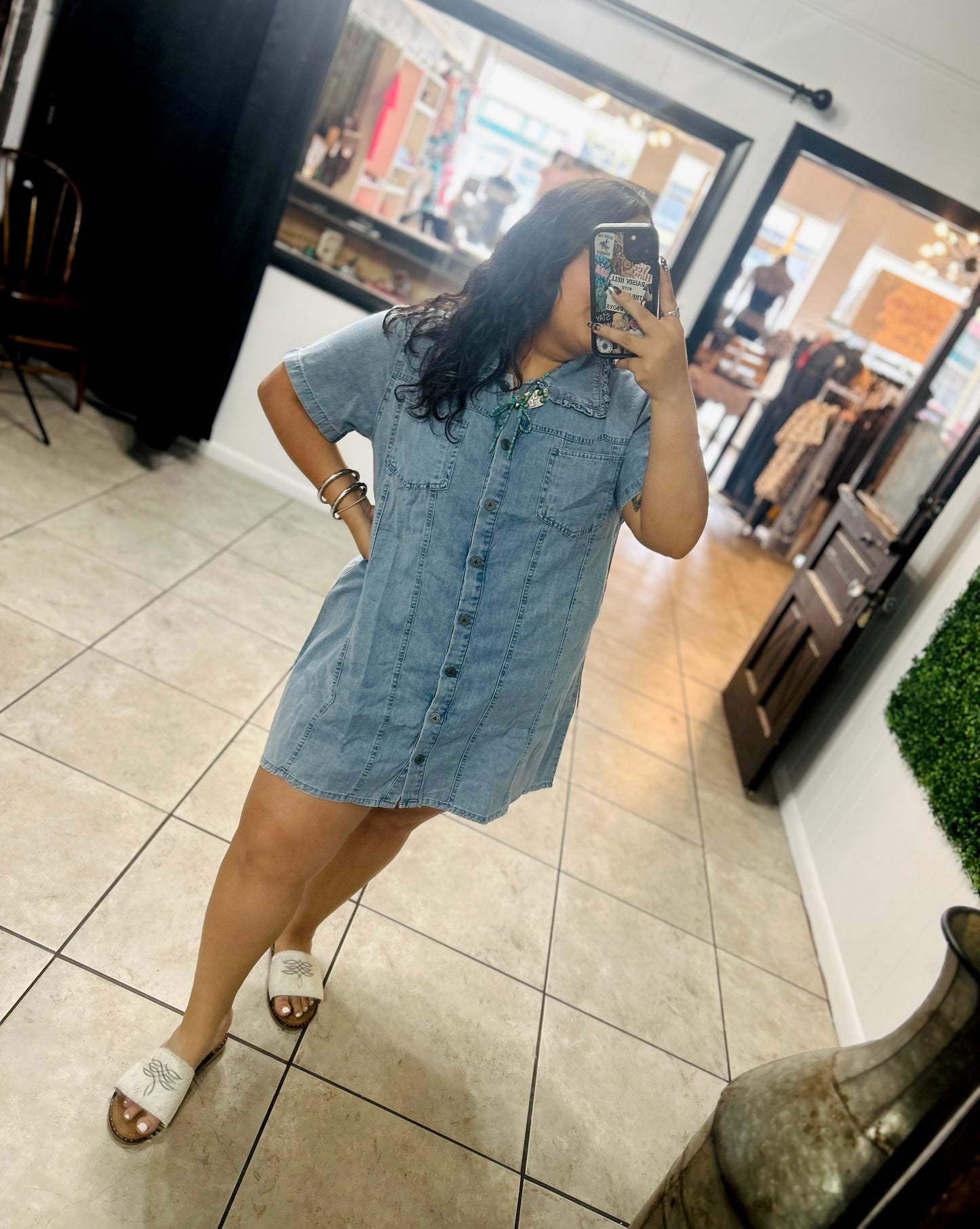 The Ana Denim dress