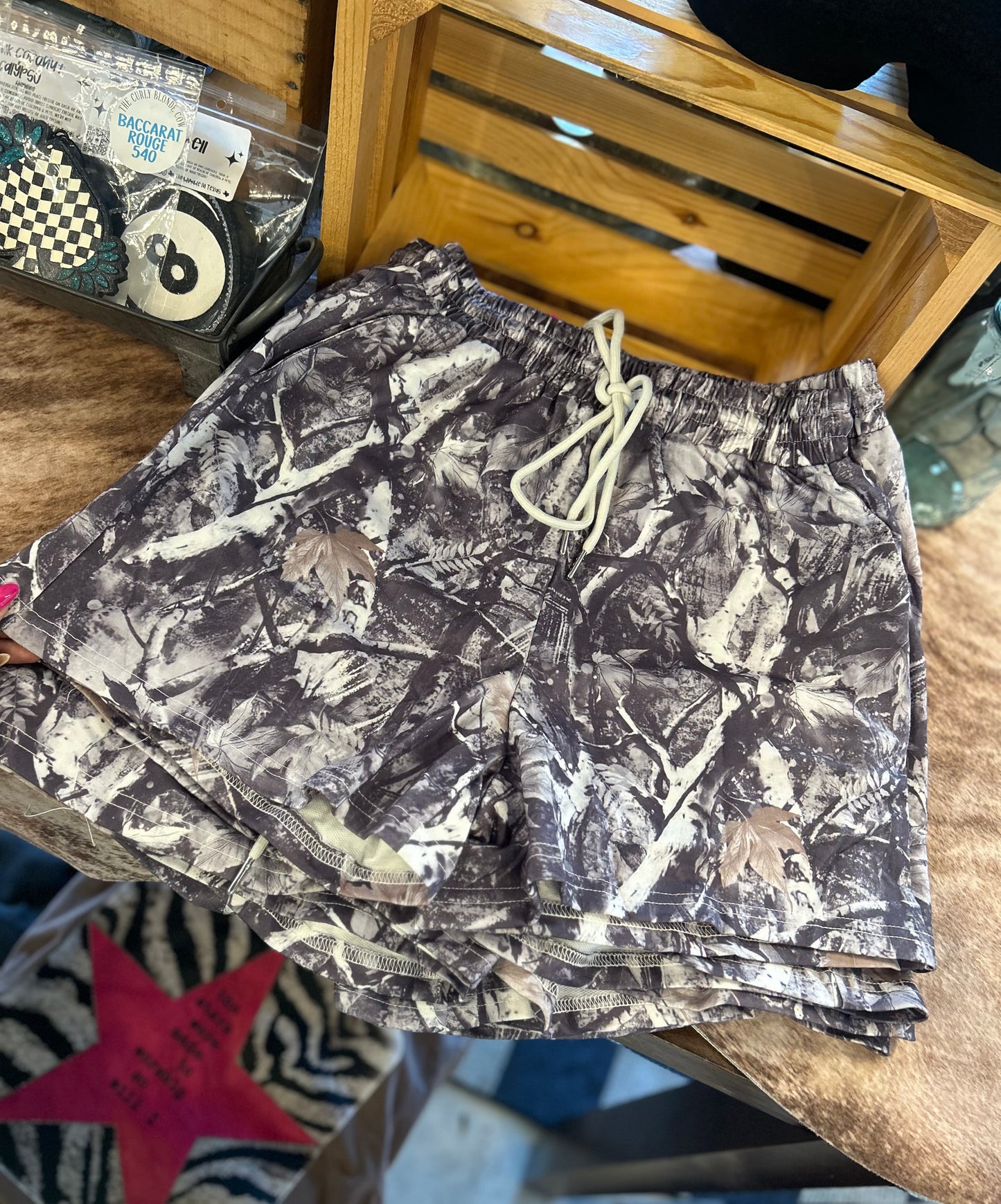 Camo women shorts