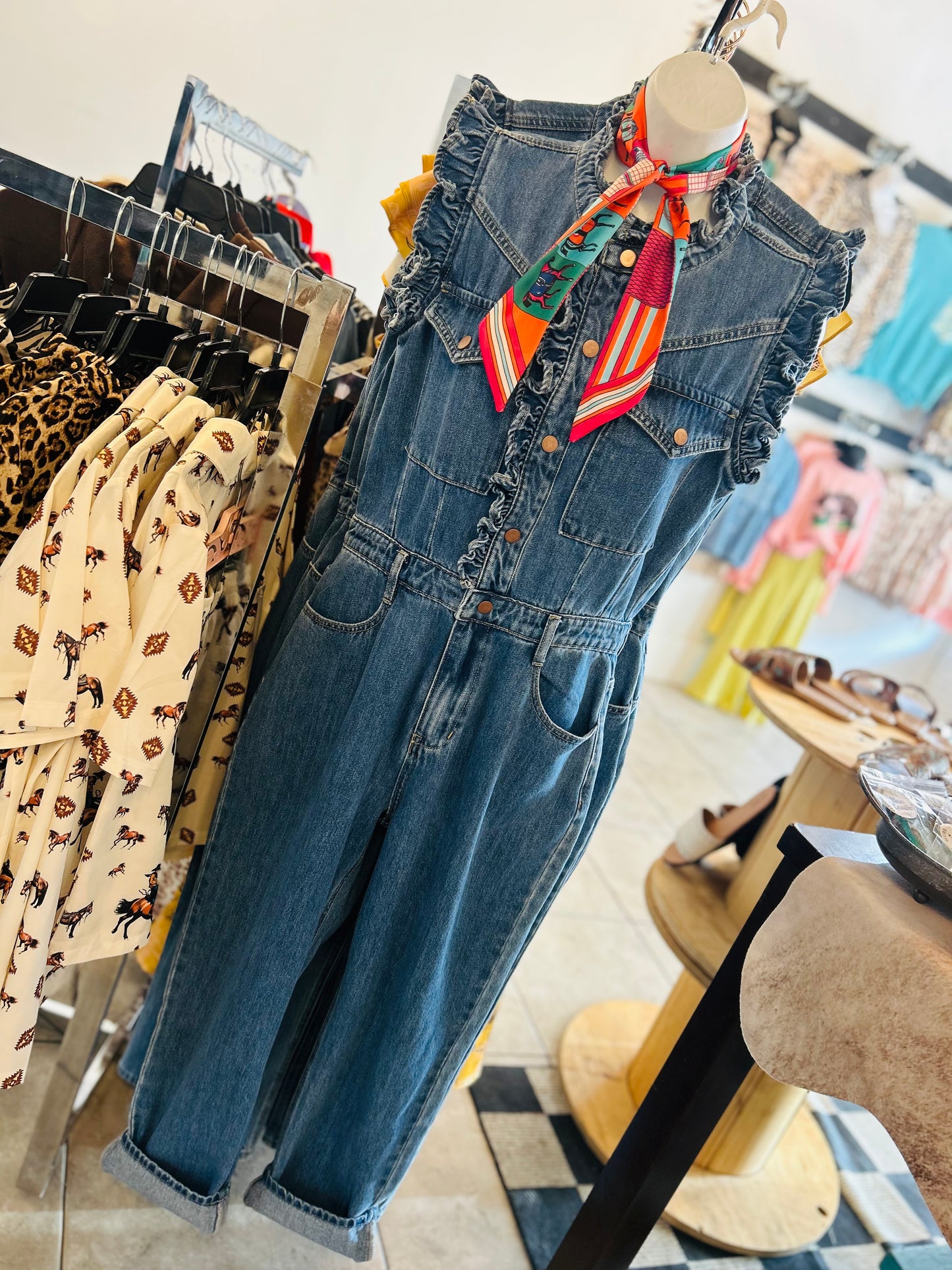 Lilly denim jumpsuit