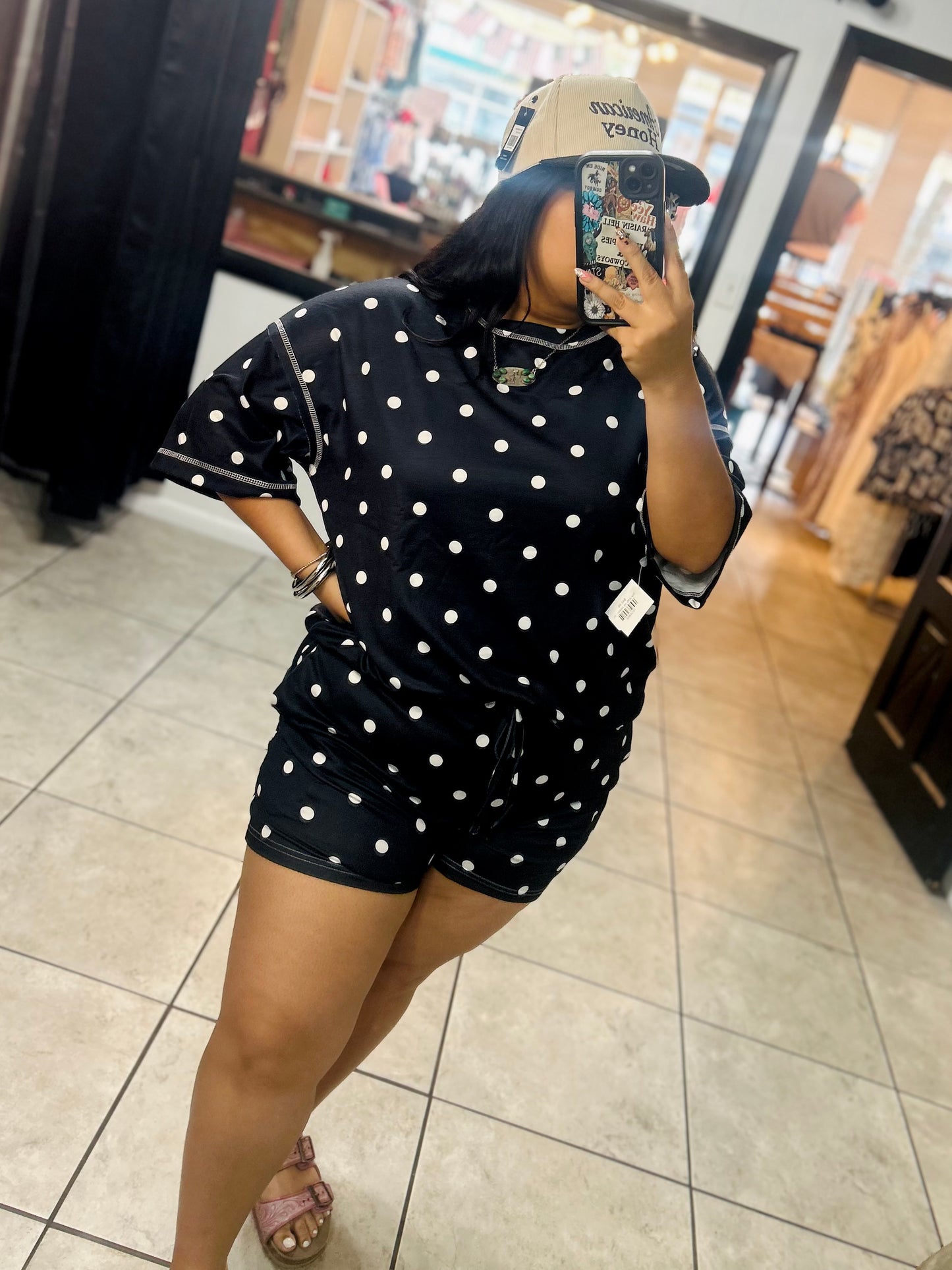 The Dottie set (black)
