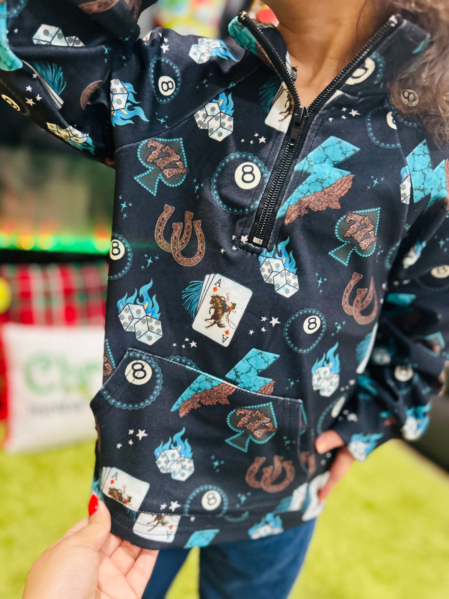 Punchy cowgirl pullover