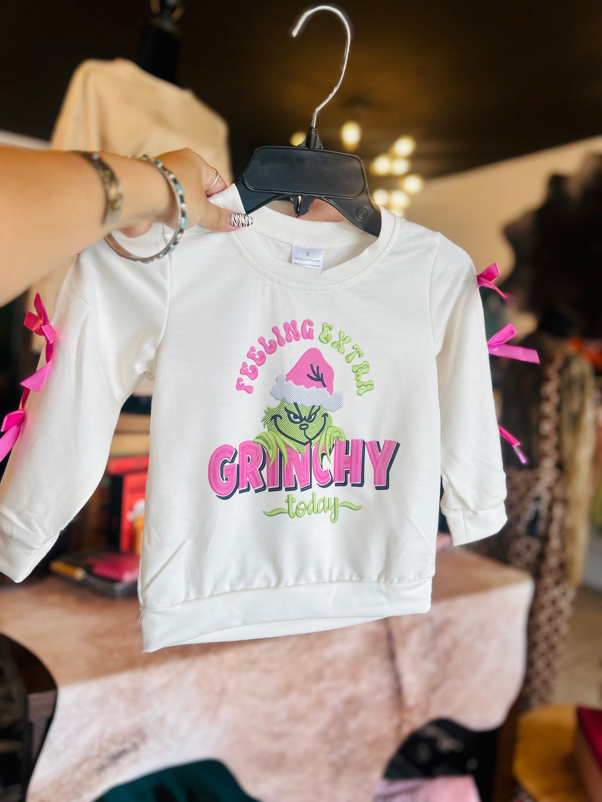 Feeling grinchy sweater