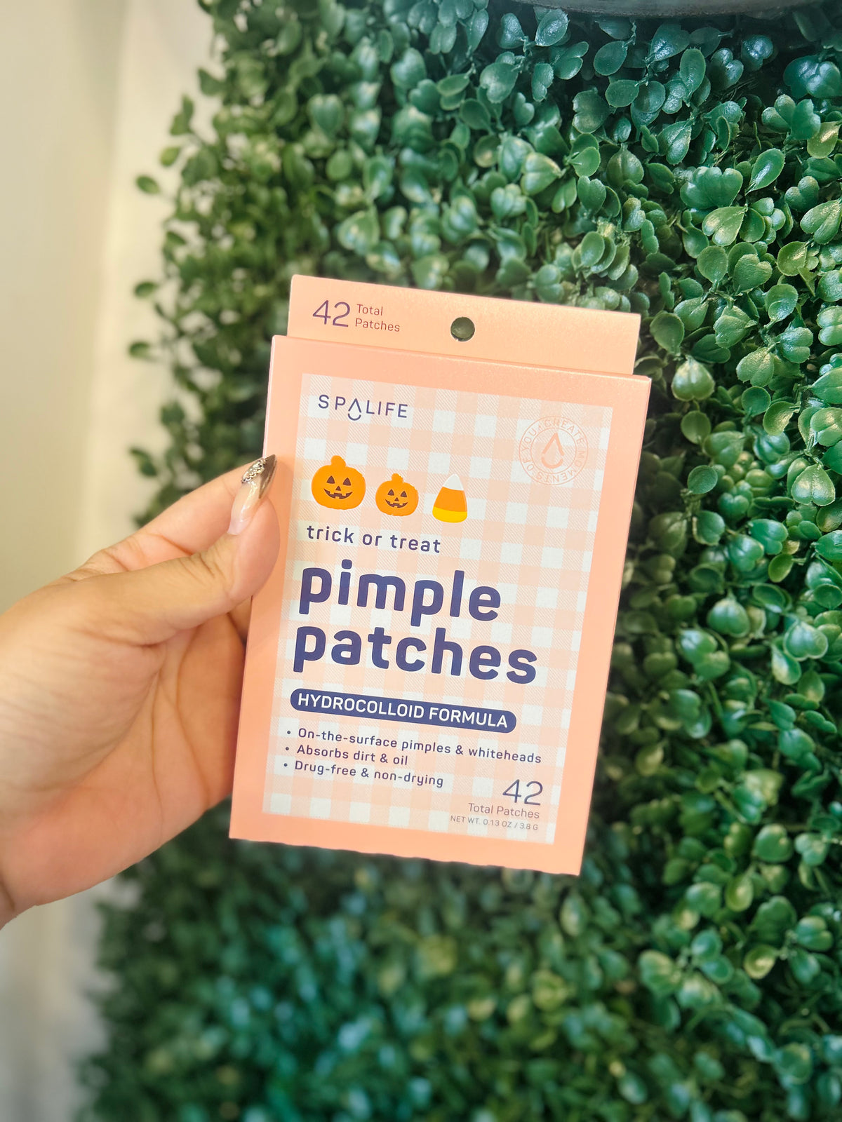 Spooky pimple patches
