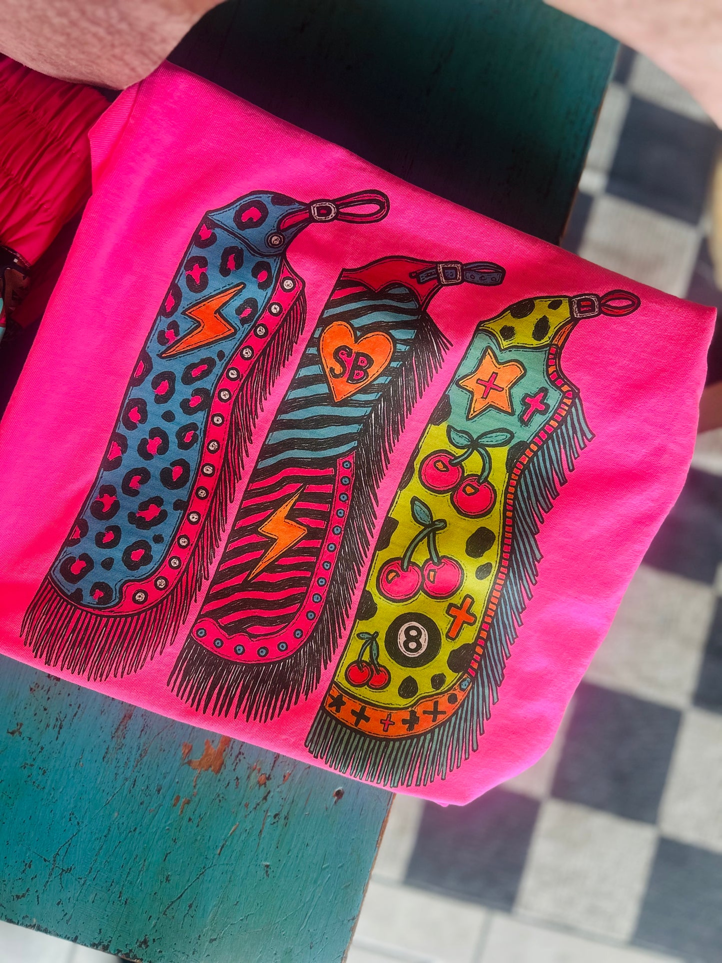 Punchy cowgirl tee