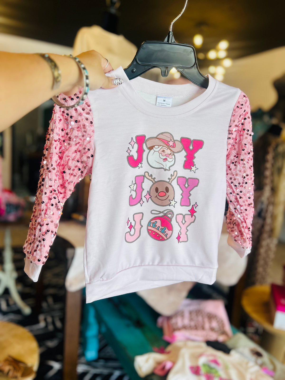Western joy sweater