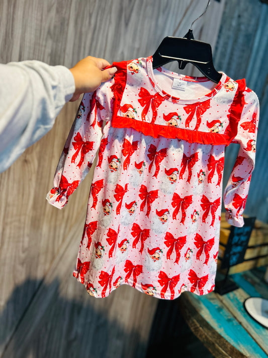 Coquette Santa dress