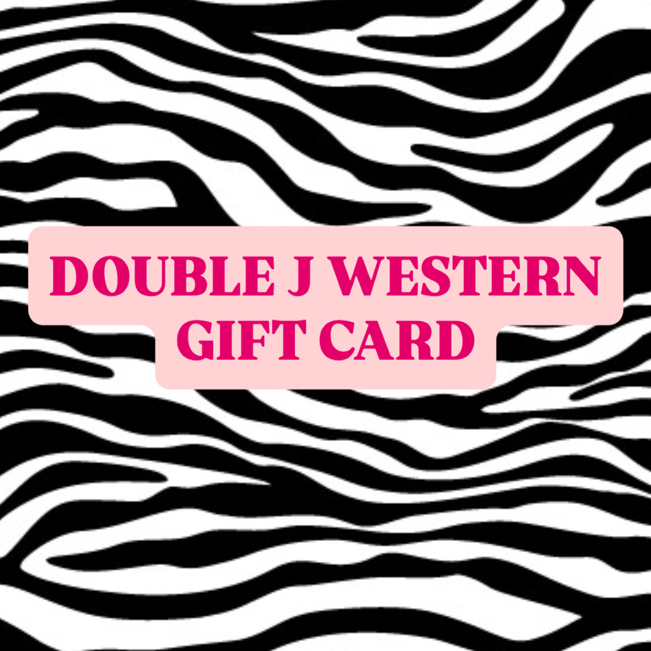 Double J Gift card