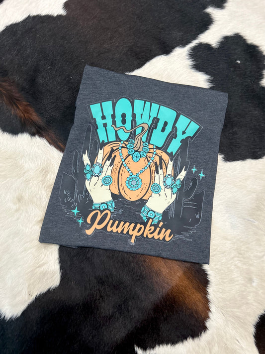 Howdy pumpkin tee