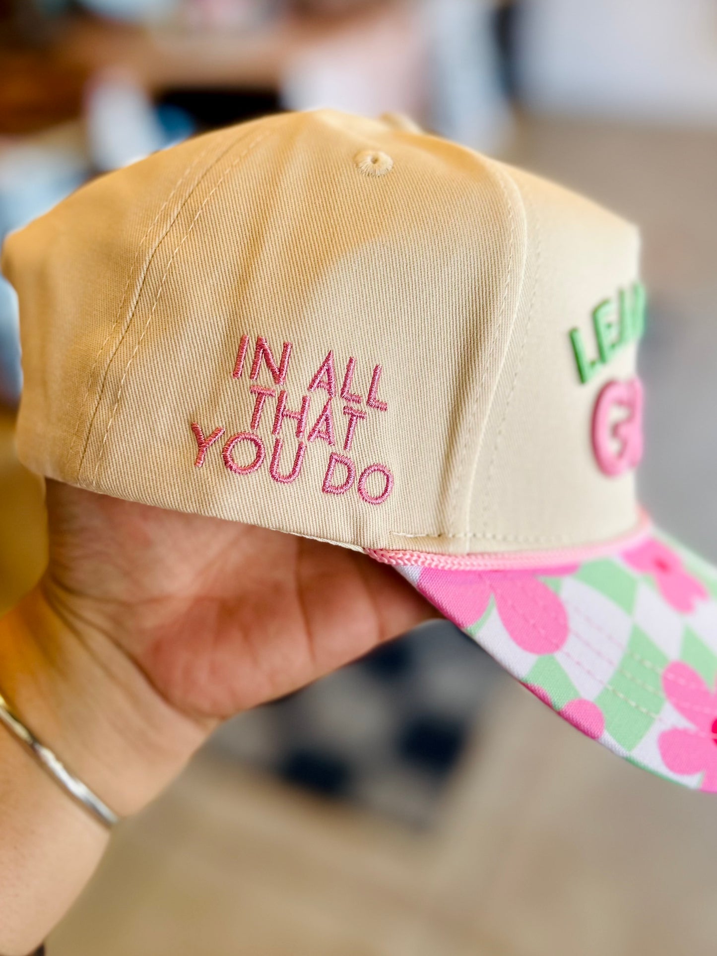 Lead with grace hat