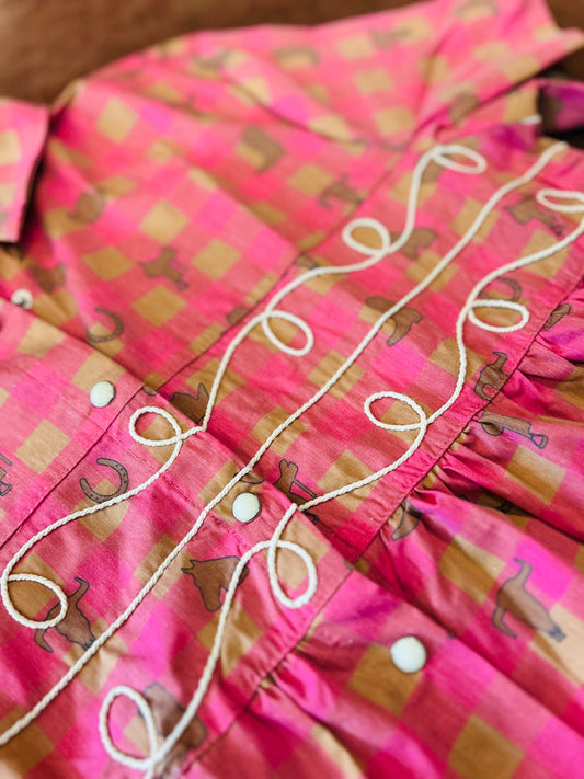 Loopty Lou giddy gingham