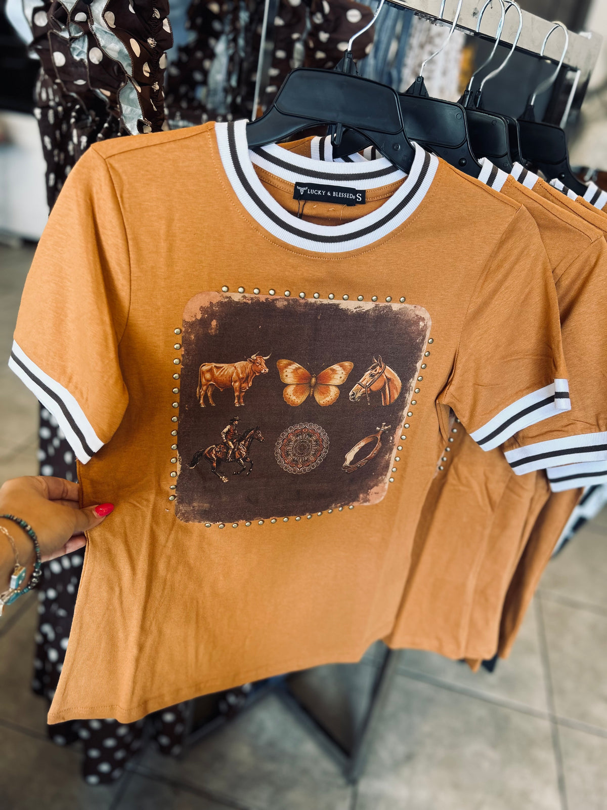 Fall cowgirl top