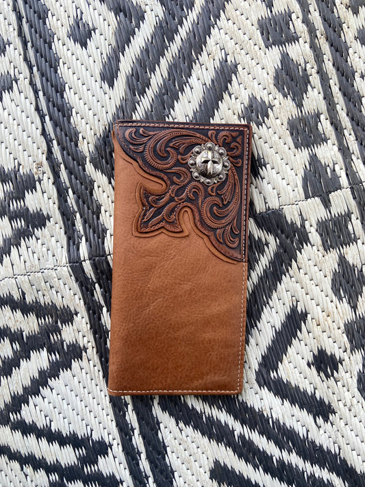 Cowboy tooled wallet