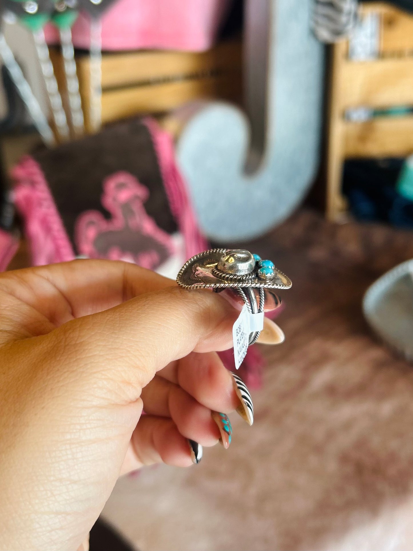 Cowboy hat ring
