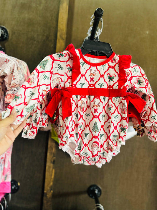 Vintage Christmas onesie