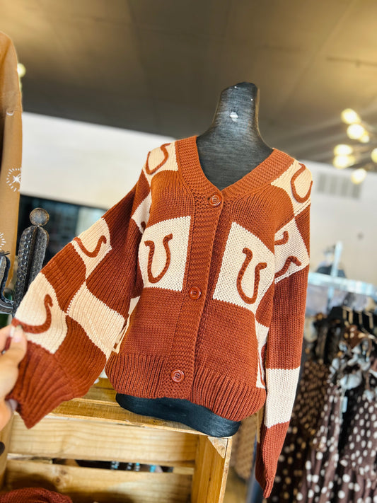 Giddy up cardigan