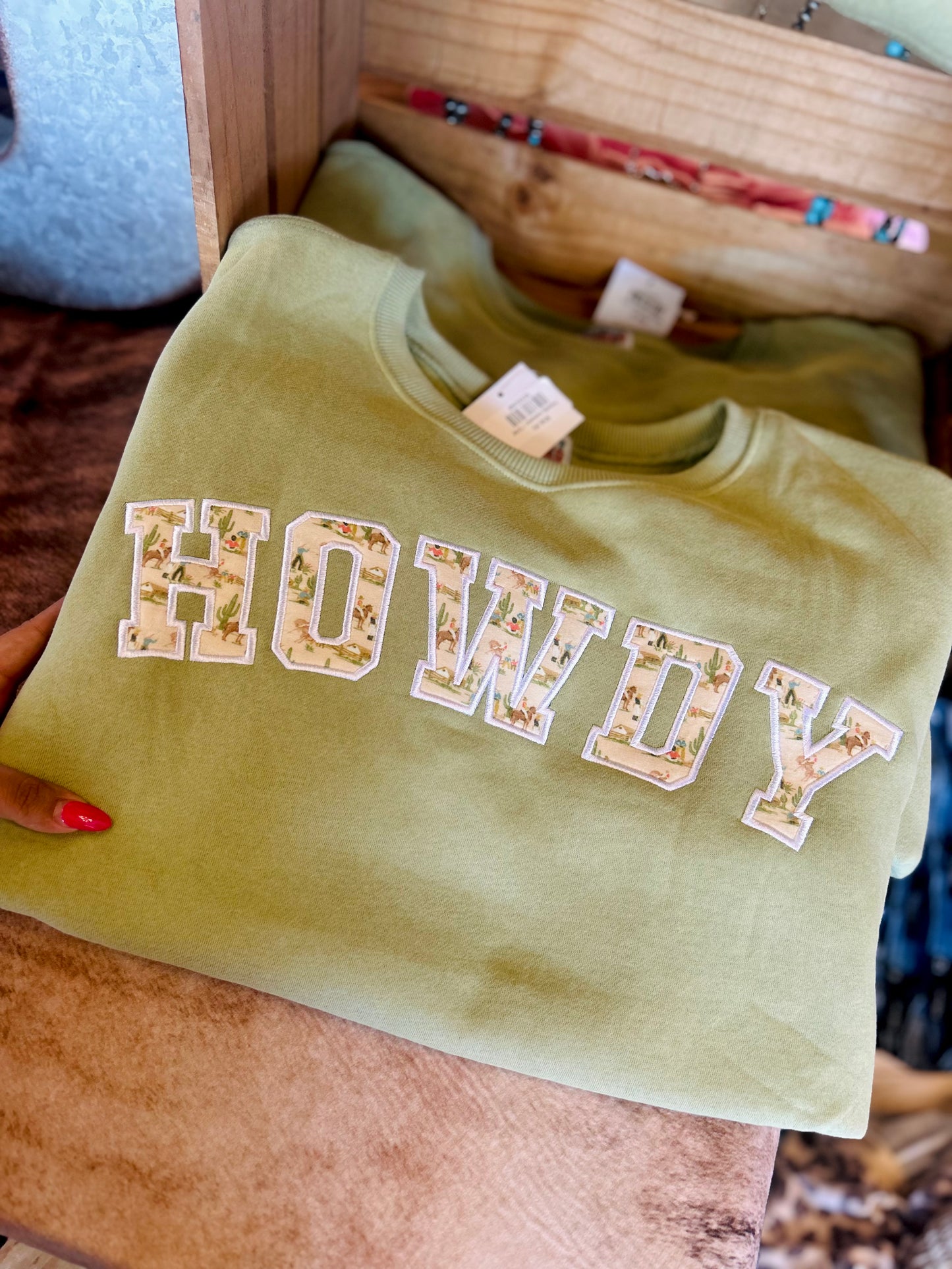 Howdy sweater