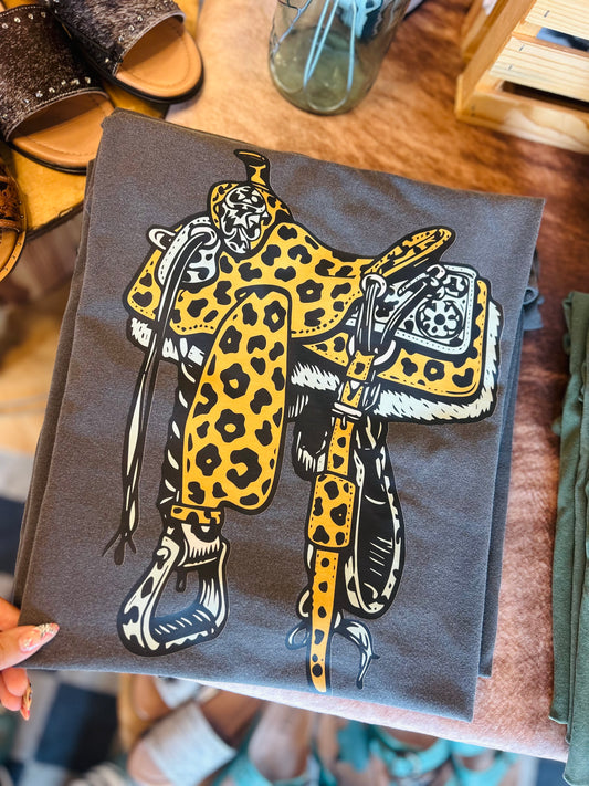 Punchy saddle tee