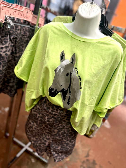 Wild horse tee