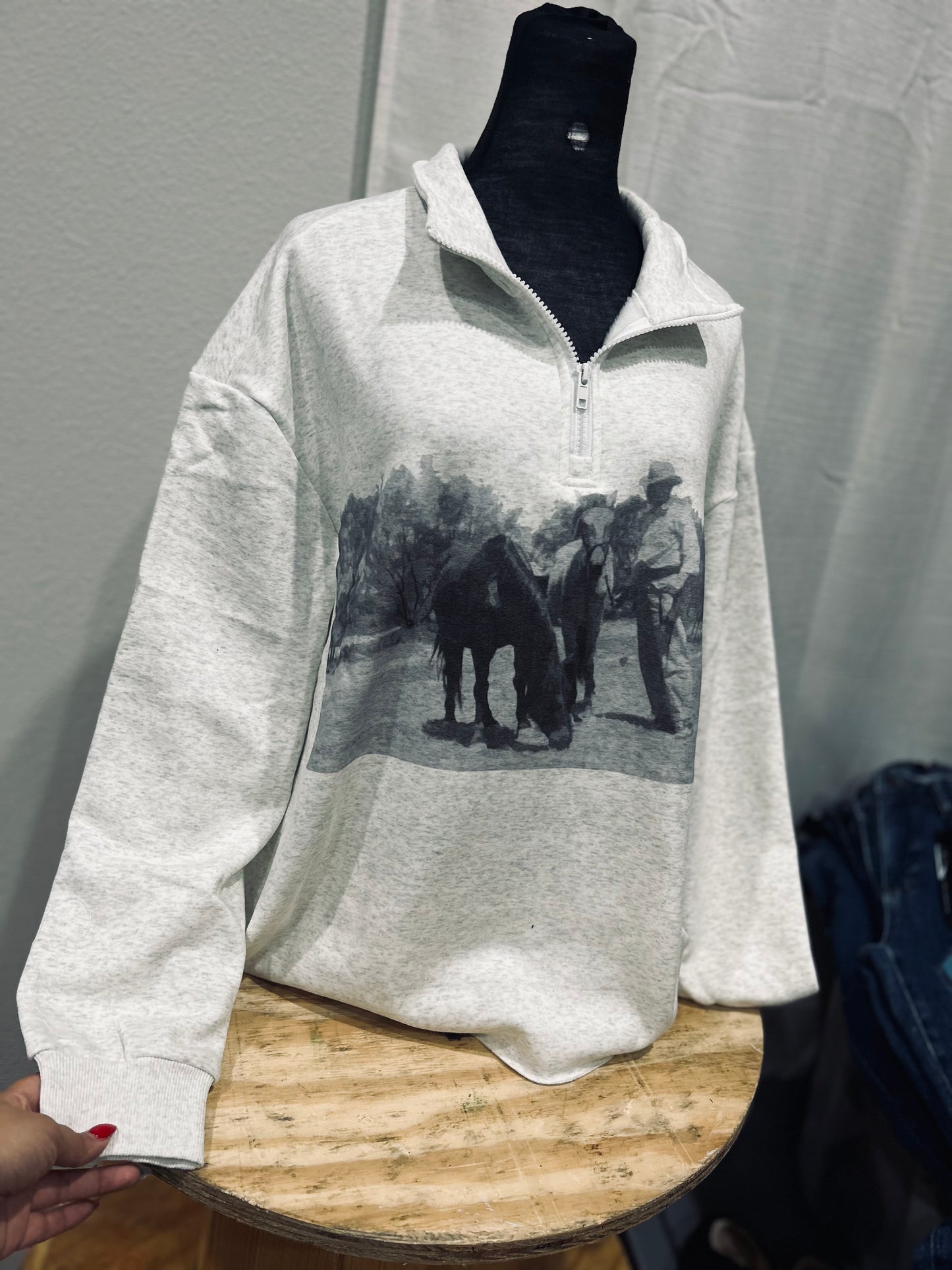 Cowboy tough pullover