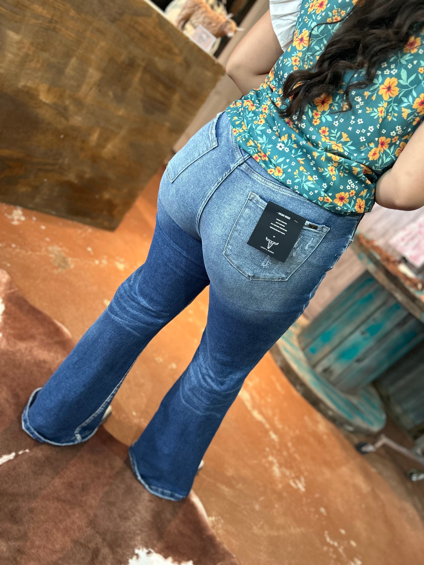 Janeth slim flare jeans