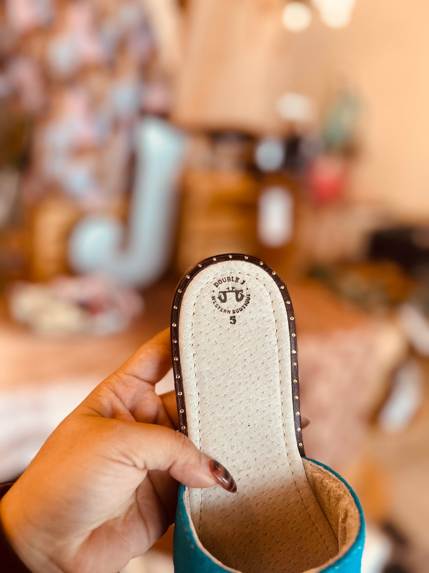 Jasmine Turquoise sandal