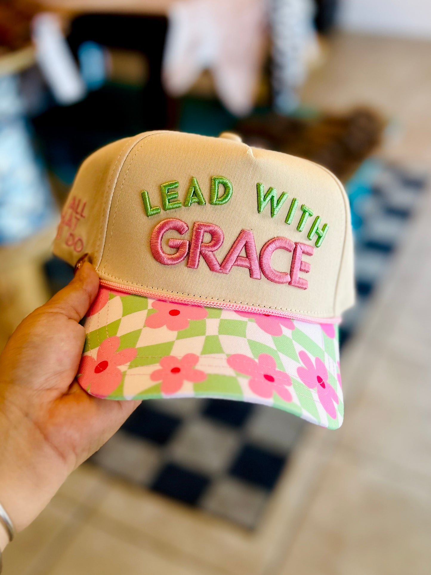 Lead with grace hat