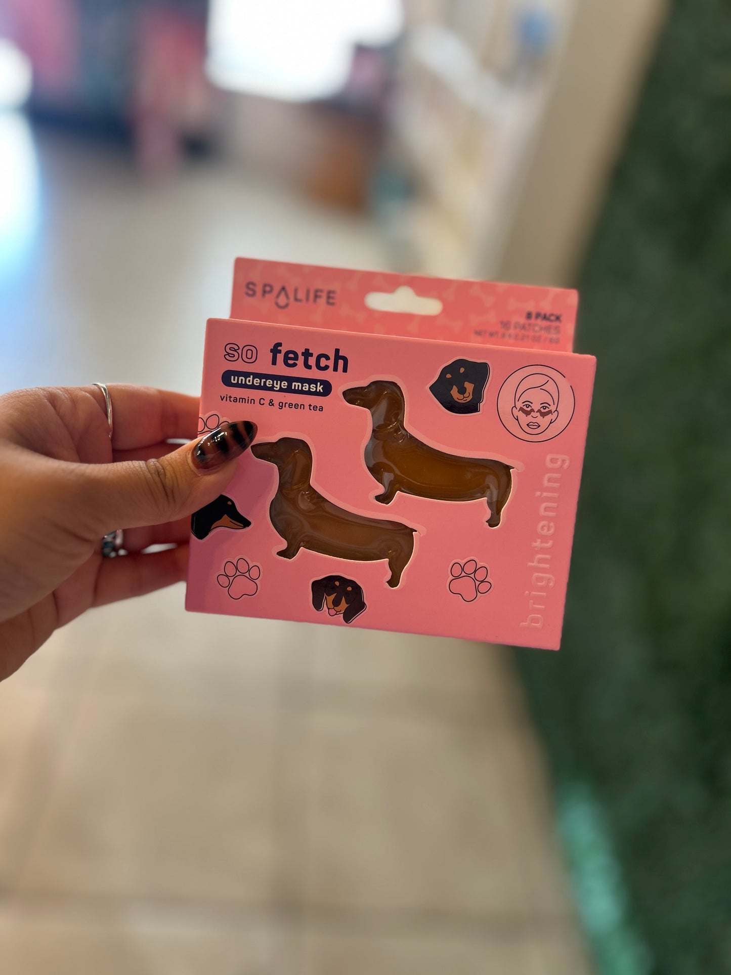Weenie dog eye patches