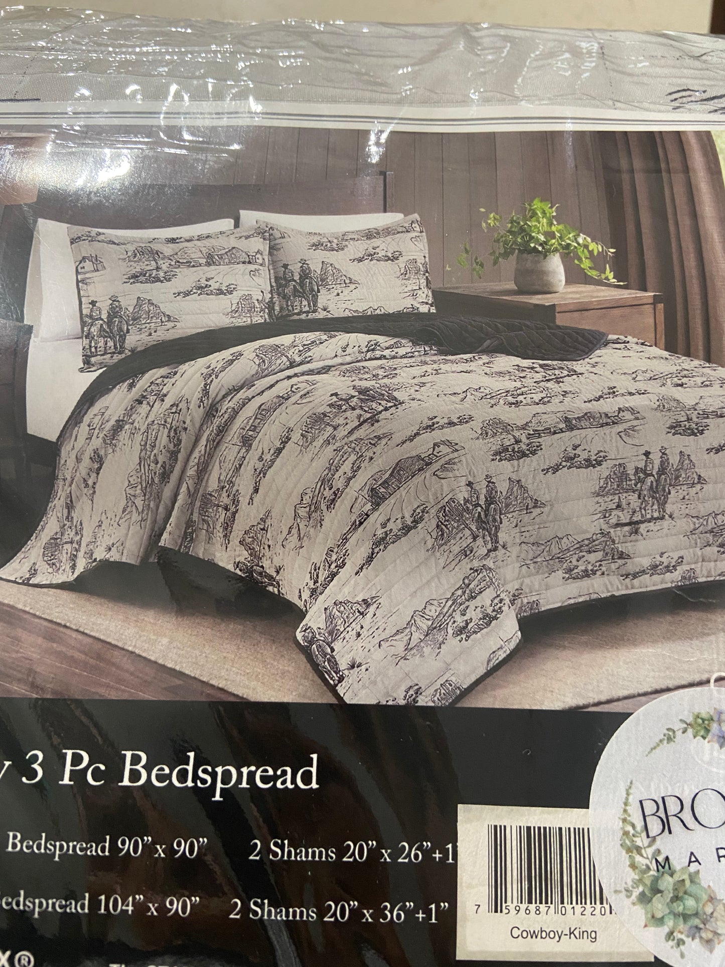 Cowboy bed set