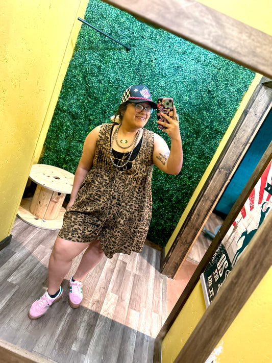 Viral leopard romper
