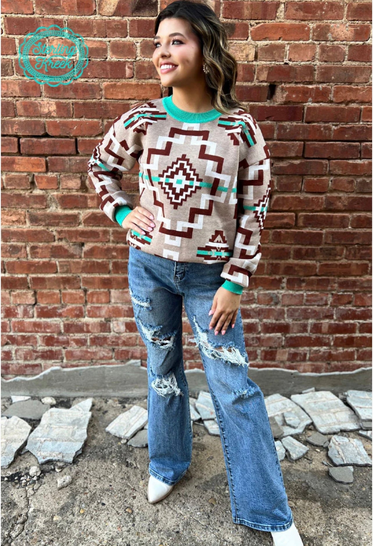 Fall Aztec sweater