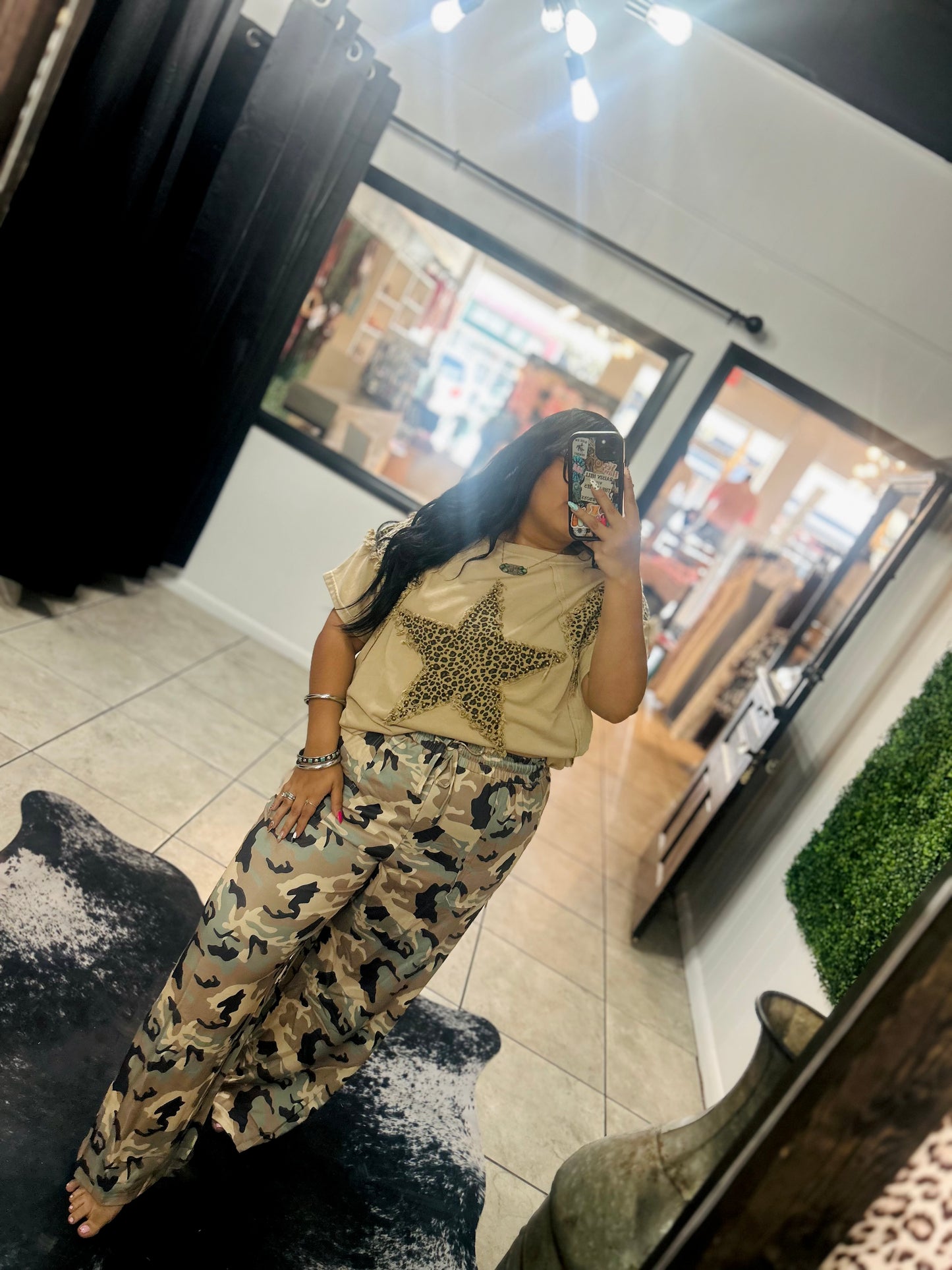 Women camo pants