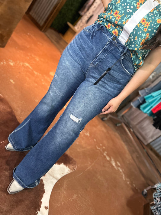 Janeth slim flare jeans