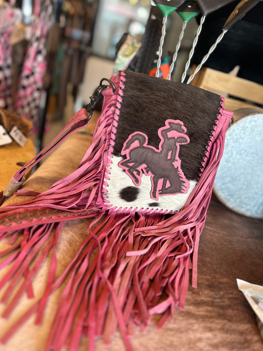 Pink Bronc bag
