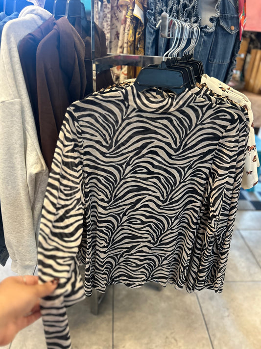Cowgirl safari mesh top