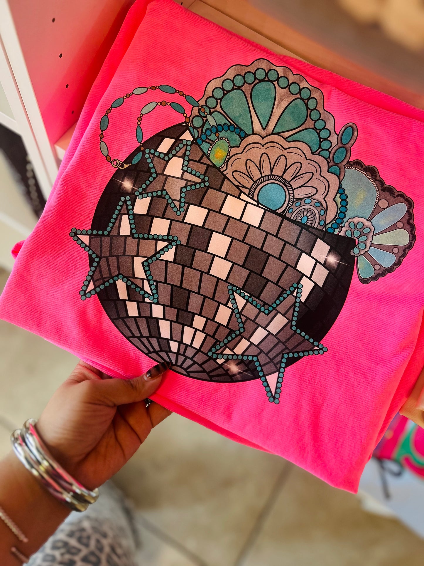 Disco Cowgirl Tee