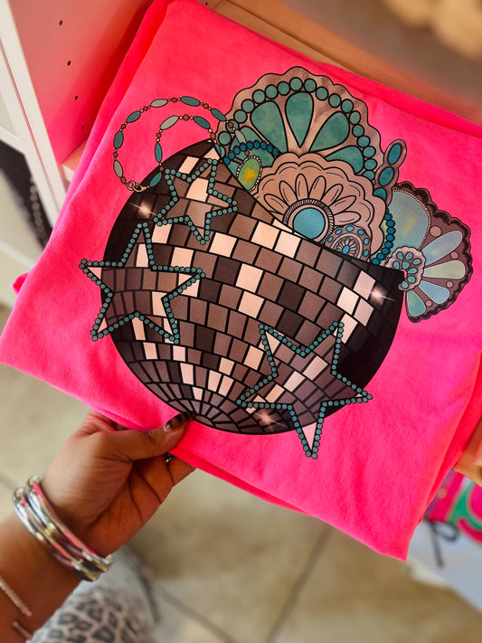 Disco Cowgirl Tee