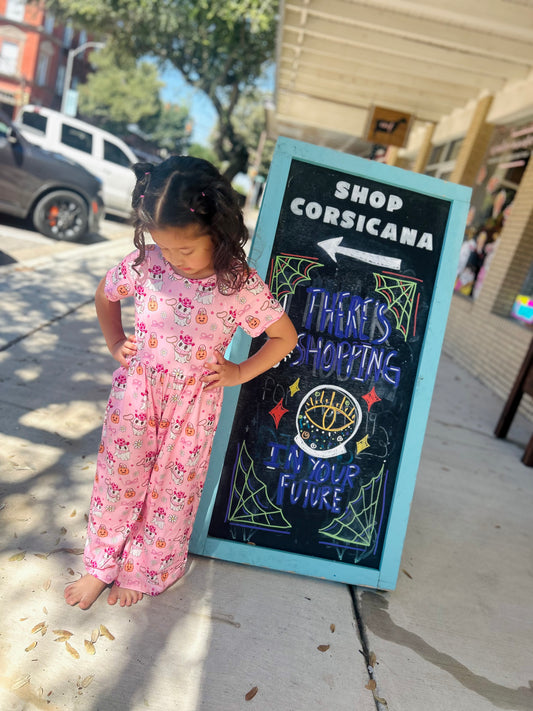 Spooky cowgirl romper