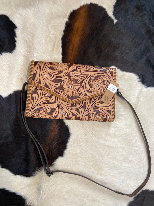 Luisa tooled bag