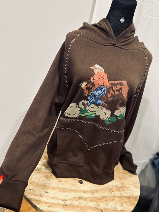 Bull doggin hoodie
