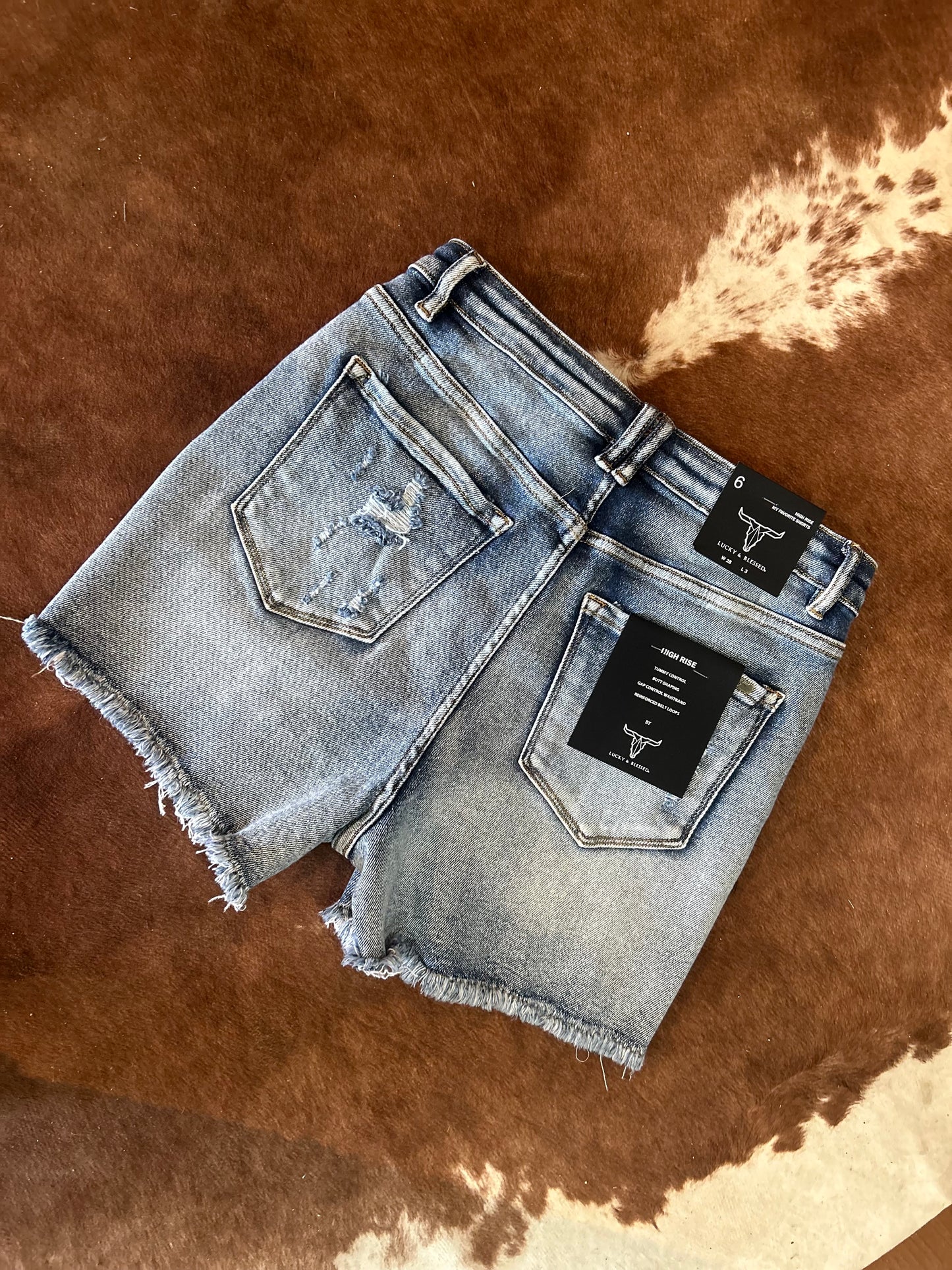 Jasmine denim shorts