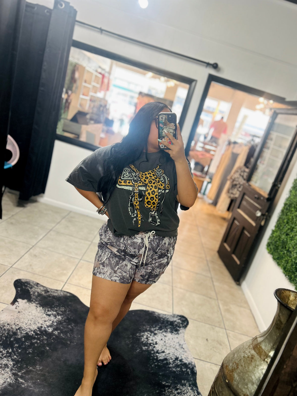 Camo women shorts