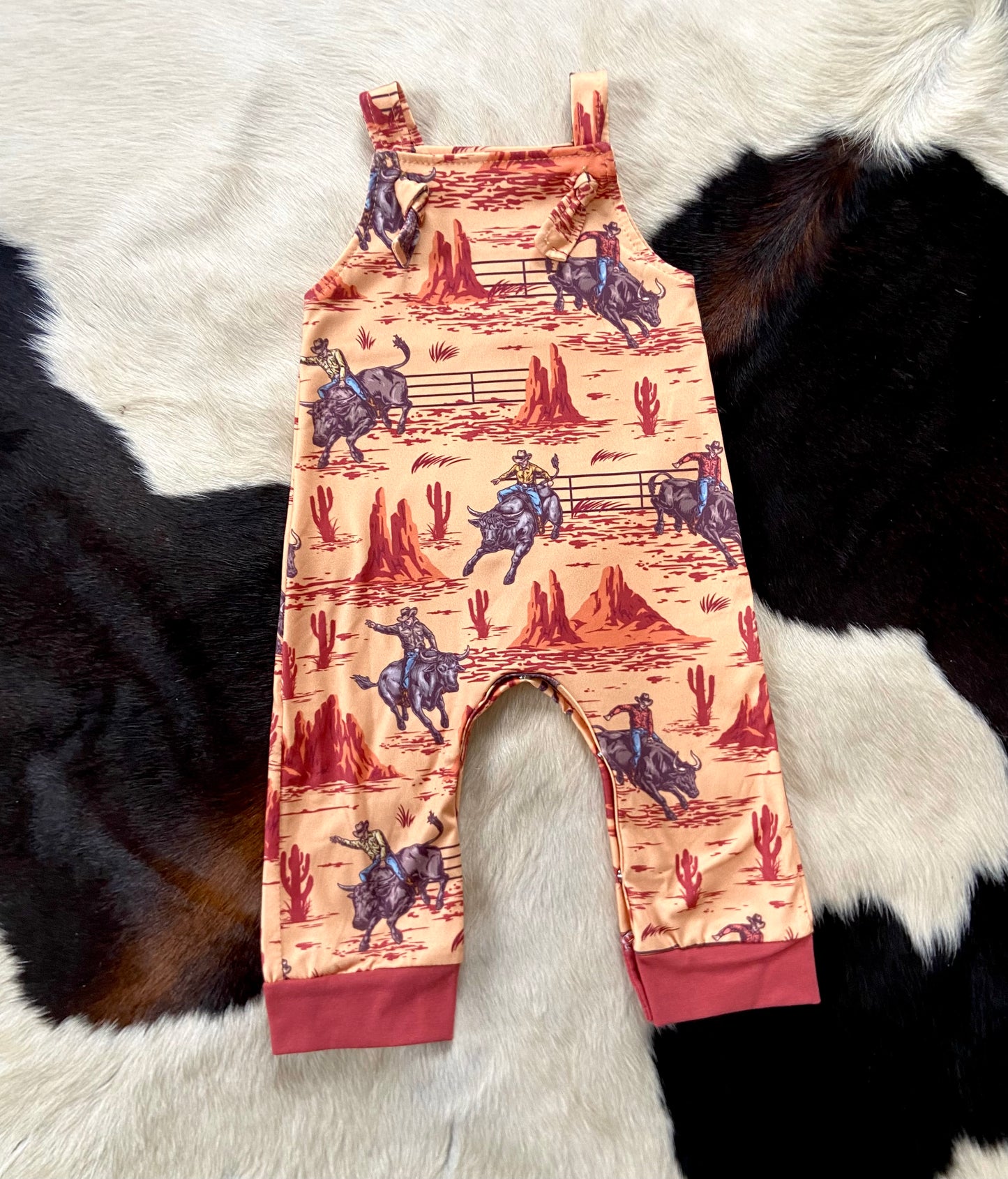 Buckin bulls romper