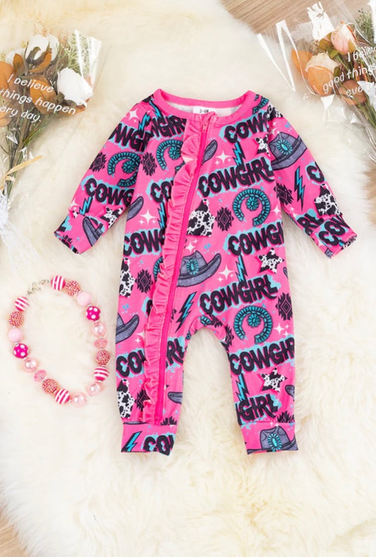 Cowgirl concho onesie