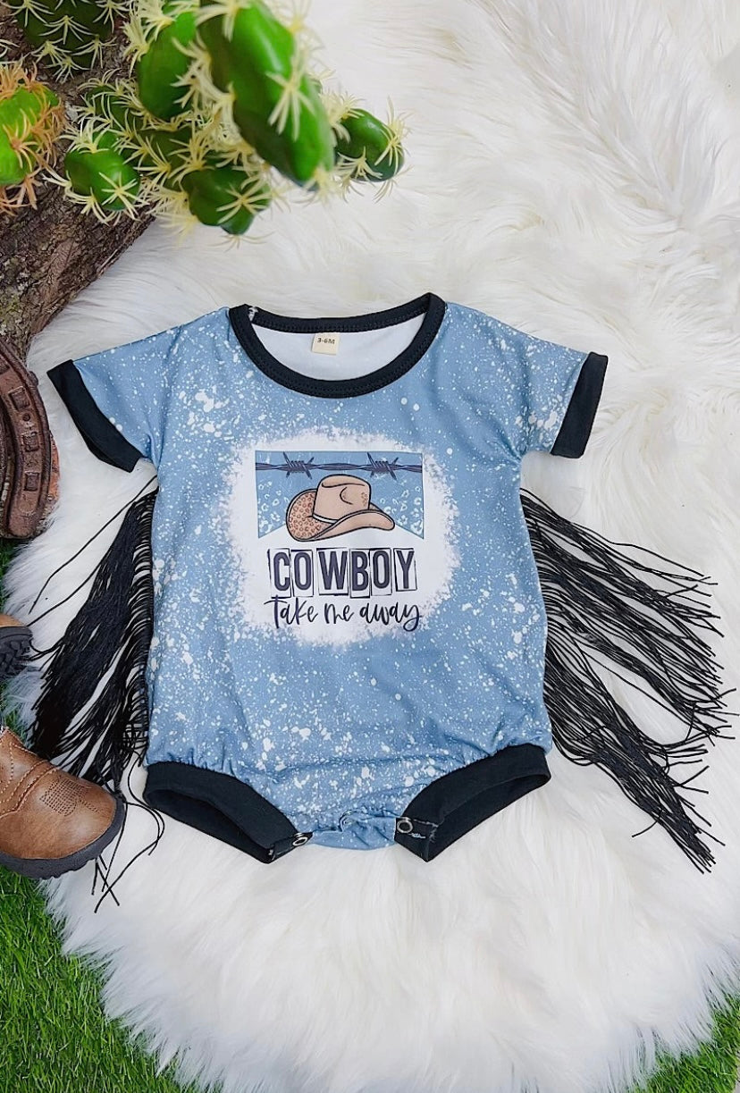 Cowboy take me away romper