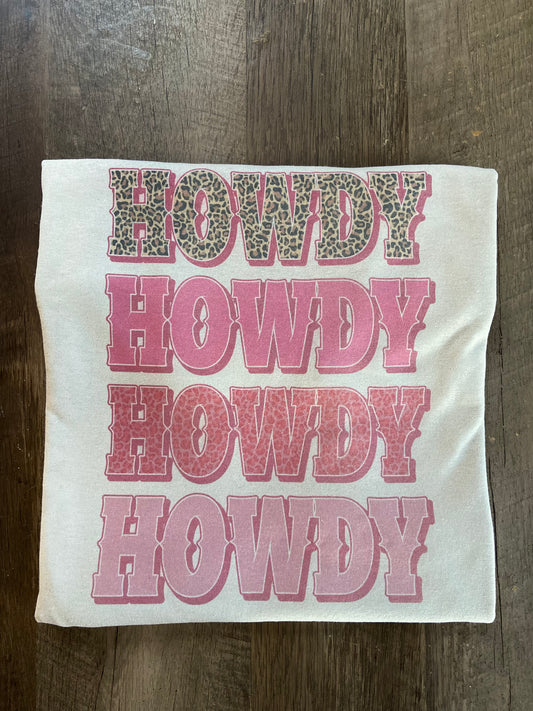 Pink Howdy short sleeve